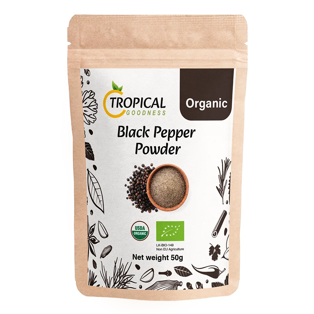 Organic Black Pepper Powder