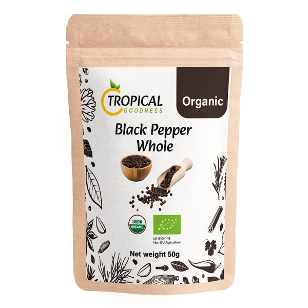Organic Black Pepper Whole