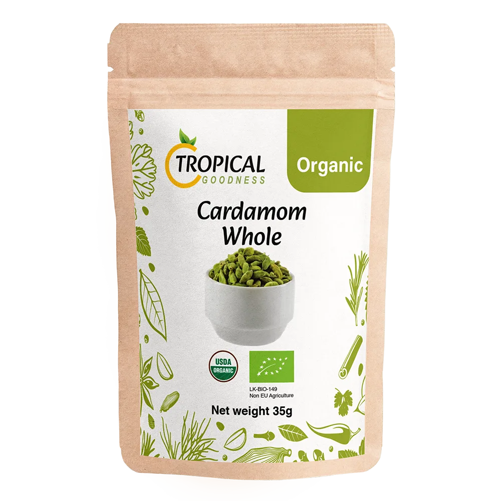 Organic Cardamom Whole