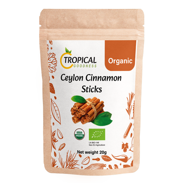 Organic Ceylon Cinnamon Sticks