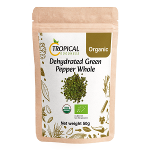 Organic Dehydrated Green Pepper Whole