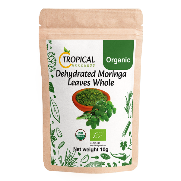 Organic Dehydrated Moringa Leaves Whole