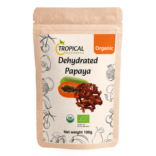 Organic Dehydrated Papaya