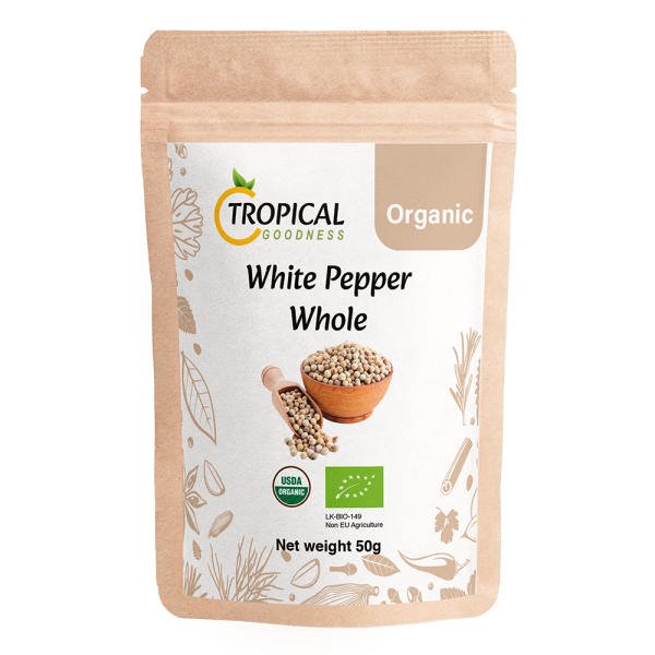 Organic White Pepper Whole
