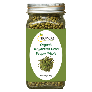 Organic Dehydrated Green Pepper Whole