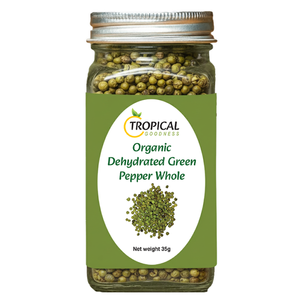 Organic Dehydrated Green Pepper Whole