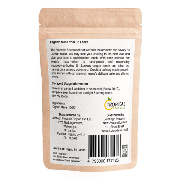 Organic Mace Powder