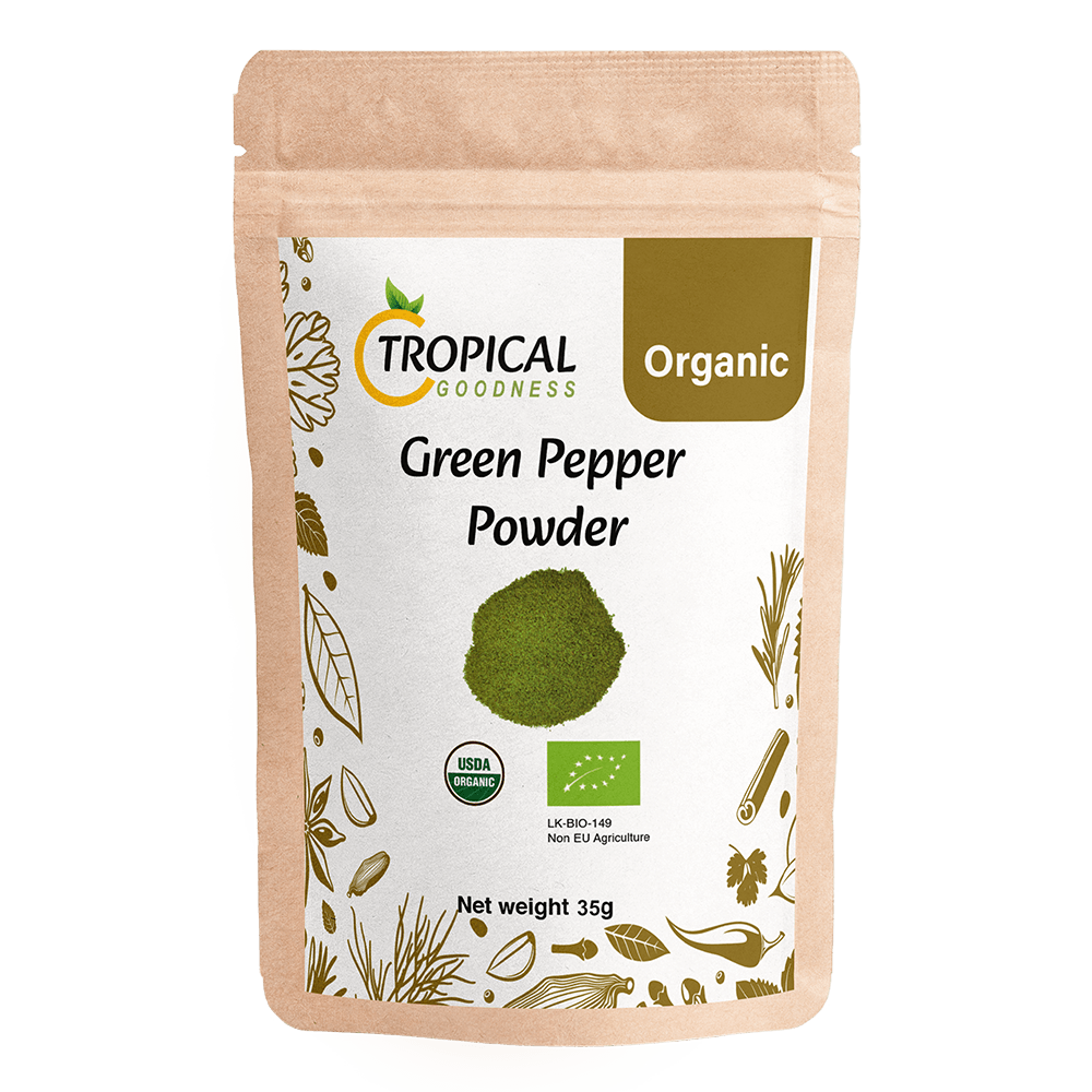 Organic Green Pepper Powder 1 Organic Green Pepper Powder